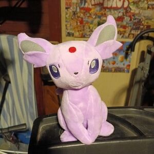 Pokemon Espeon Plush - Purple and Gray
